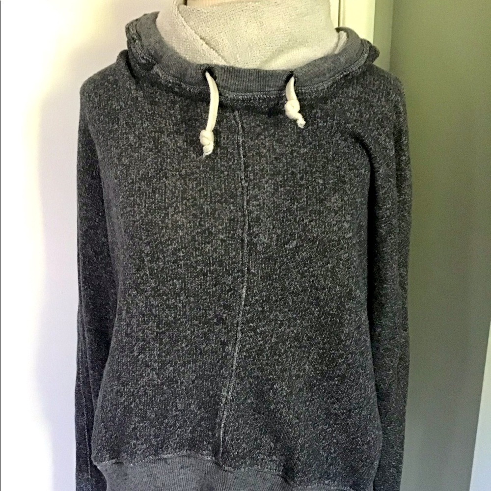 ⛄️ TNA hooded soft, cozy loose cowl-neck sweatshirt